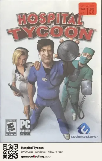 Hospital Tycoon Computer, NTSC box front