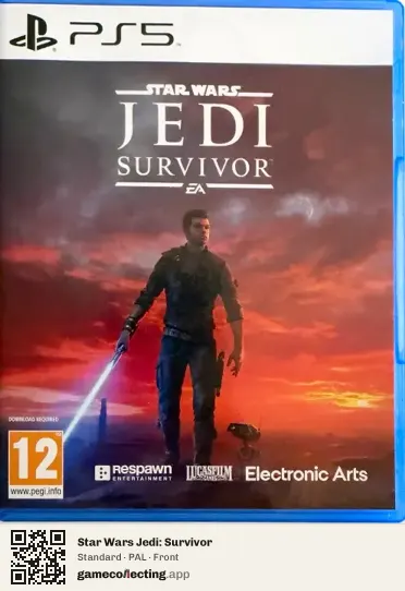 Star Wars Jedi: Survivor PlayStation 5, PAL box front