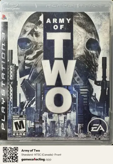 Army of Two PlayStation 3, Canada box front