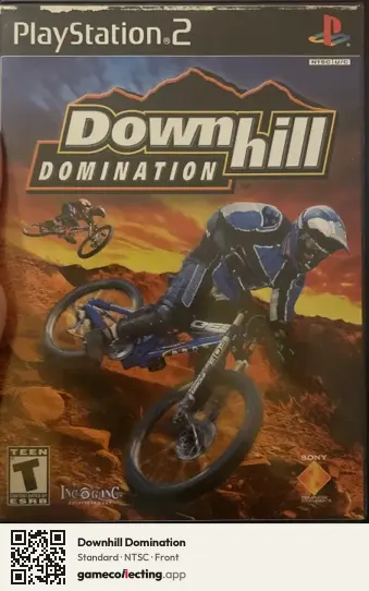 Downhill Domination PlayStation 2, NTSC box front