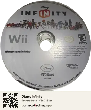 Disney Infinity Nintendo Wii, NTSC disc