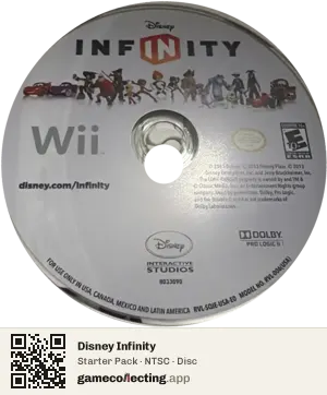 Disney Infinity Nintendo Wii, NTSC disc