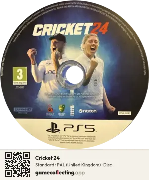 Cricket 24 PlayStation 5, PAL disc