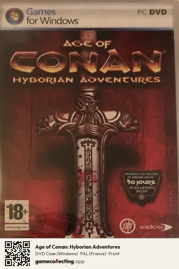 Age of Conan: Hyborian Adventures Computer, France box front