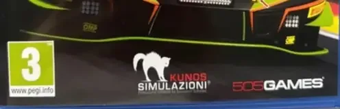 Assetto Corsa Competizione, the PEGI square on its front