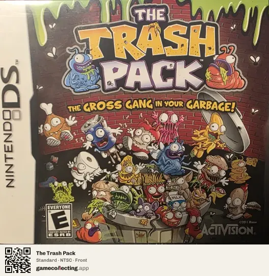 The Trash Pack Nintendo DS, NTSC box front