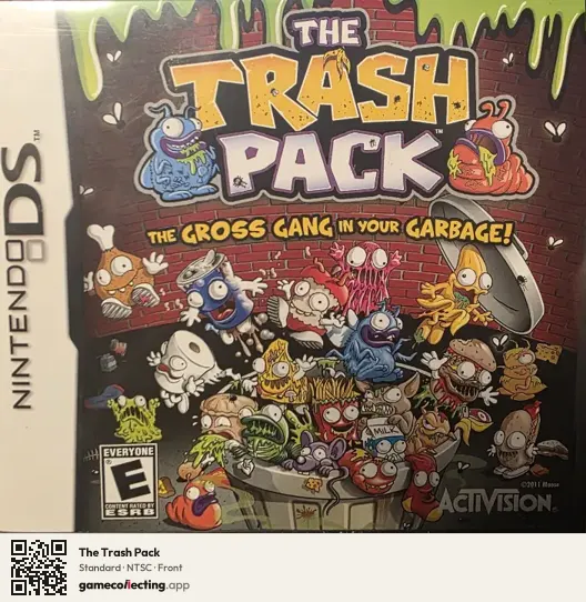 The Trash Pack Nintendo DS, NTSC box front