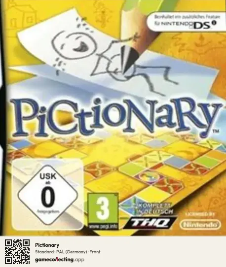 Pictionary Nintendo DS, Germany box front