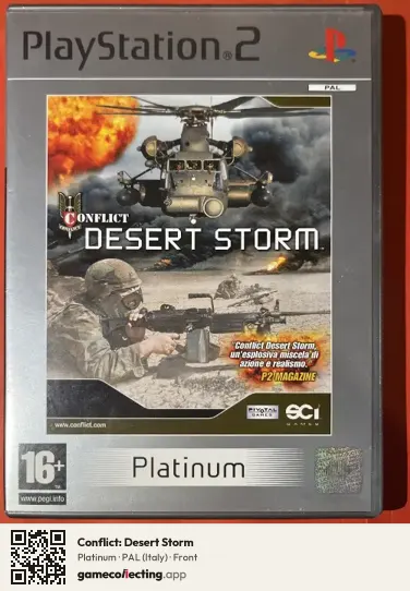 Conflict: Desert Storm PlayStation 2, Italy box front