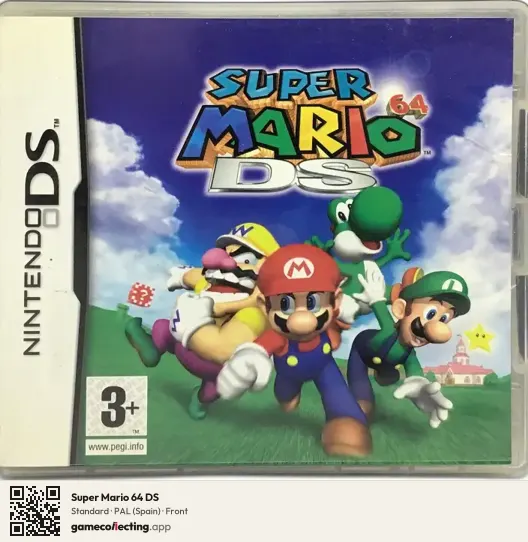 Super Mario 64 DS Nintendo DS, Spain box front