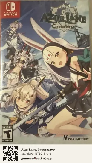 Azur Lane: Crosswave Nintendo Switch, NTSC box front
