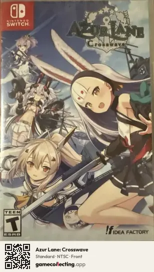 Azur Lane: Crosswave Nintendo Switch, NTSC box front