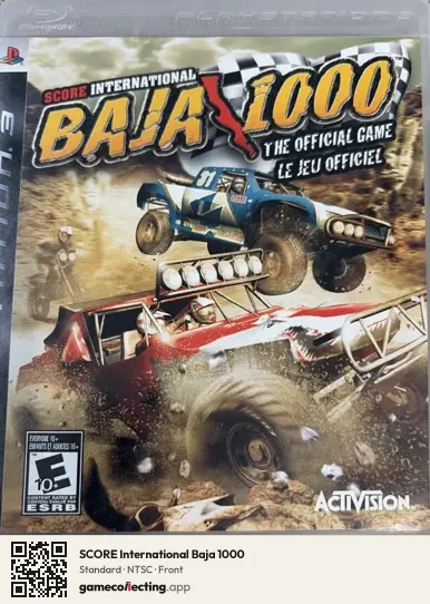 SCORE International Baja 1000 PlayStation 3, NTSC box front