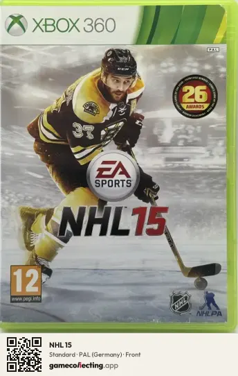 NHL 15 Xbox 360, Germany box front
