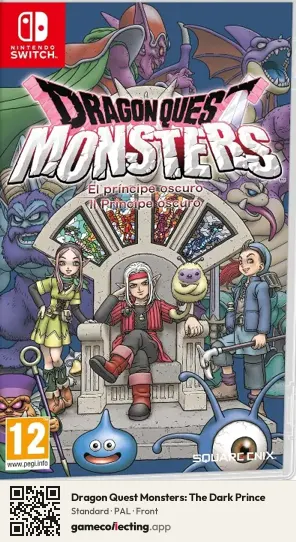 Dragon Quest Monsters: The Dark Prince Nintendo Switch, PAL box front