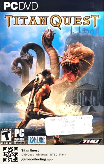 Titan Quest Computer, NTSC box front