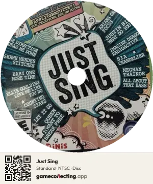 Just Sing Xbox One, NTSC disc