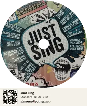 Just Sing Xbox One, NTSC disc