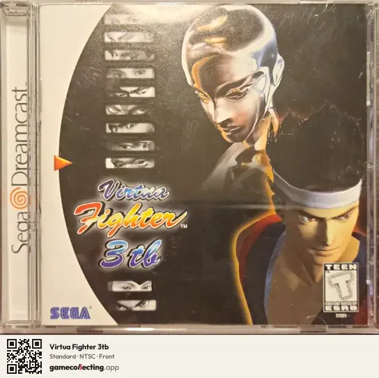 Virtua Fighter 3tb Sega Dreamcast, NTSC box front