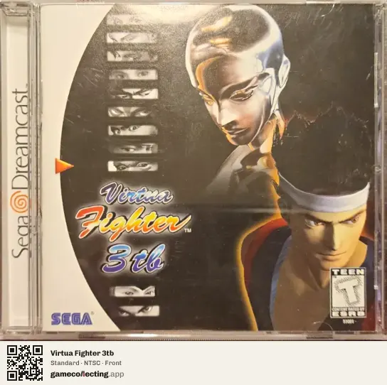 Virtua Fighter 3tb Sega Dreamcast, NTSC box front