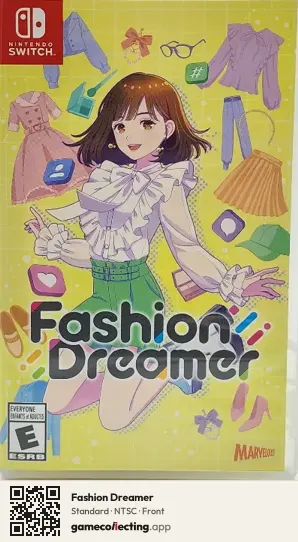 Fashion Dreamer Nintendo Switch, NTSC box front