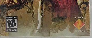 God of War: Chains of Olympus, the ESRB box on its front