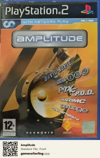 Amplitude PlayStation 2, PAL box front