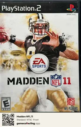 Madden NFL 11 PlayStation 2, NTSC box front