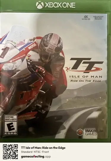 TT Isle of Man: Ride on the Edge Xbox One, NTSC box front