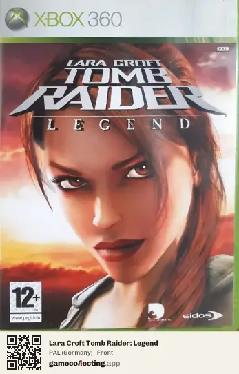 Lara Croft Tomb Raider: Legend Xbox 360, Germany box front