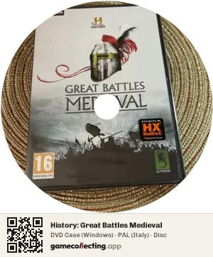 History: Great Battles Medieval Computer, PAL disc