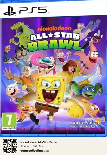 Nickelodeon All-Star Brawl PlayStation 5, PAL box front