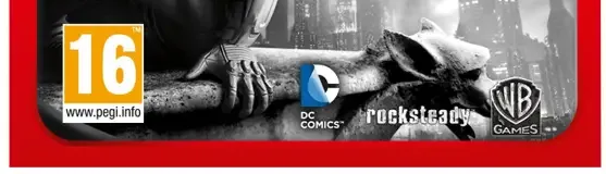 Batman: Arkham City, the PEGI square on its front