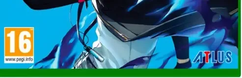 Persona 3 Reload, the PEGI square on its front