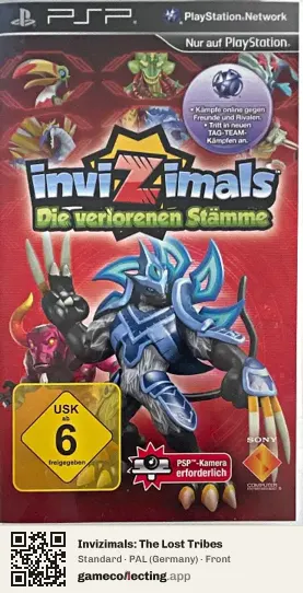 Invizimals: The Lost Tribes PlayStation Portable, Germany box front