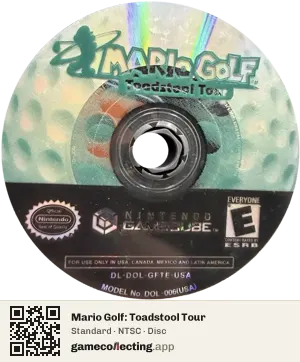 Mario Golf: Toadstool Tour Nintendo GameCube, NTSC disc