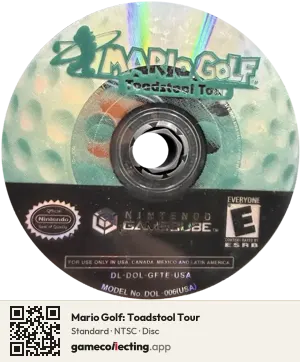 Mario Golf: Toadstool Tour Nintendo GameCube, NTSC disc