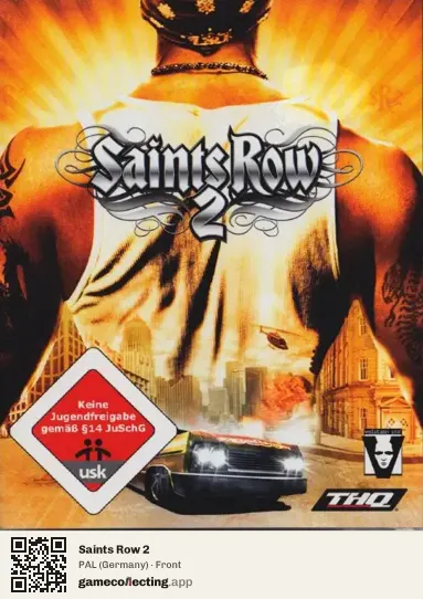 Saints Row 2 PlayStation 3, Germany box front
