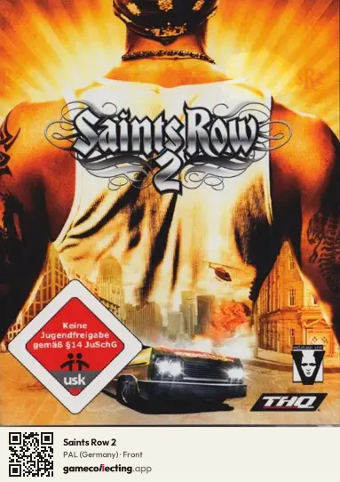 Saints Row 2 PlayStation 3, Germany box front