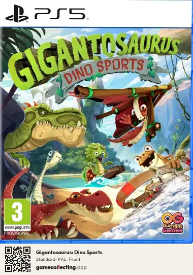 Gigantosaurus: Dino Sports PlayStation 5, PAL box front