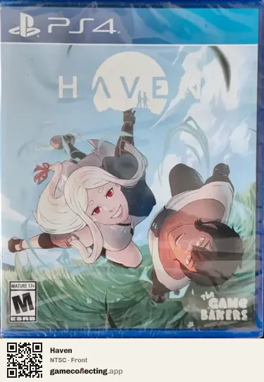 Haven PlayStation 4, NTSC box front