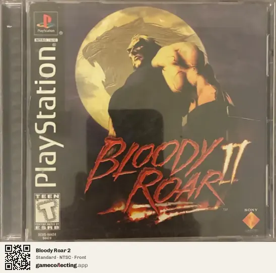 Bloody Roar 2 PlayStation, NTSC box front