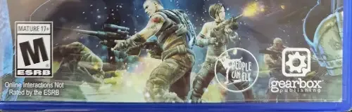 Bulletstorm: Full Clip Edition, the ESRB box on its front