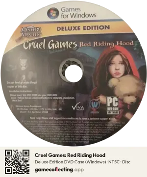 Cruel Games: Red Riding Hood Computer, NTSC disc