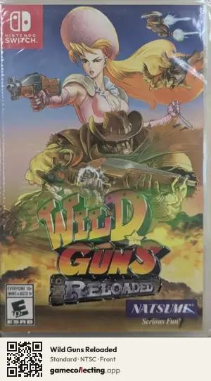 Wild Guns Reloaded Nintendo Switch, NTSC box front