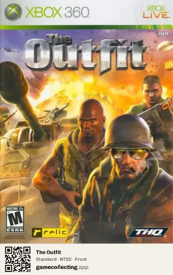The Outfit Xbox 360, NTSC box front