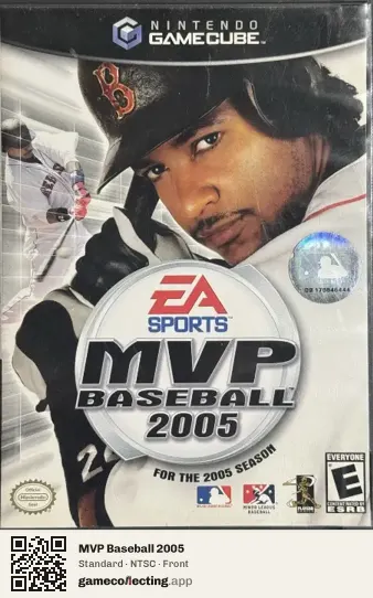 MVP Baseball 2005 Nintendo GameCube, NTSC box front