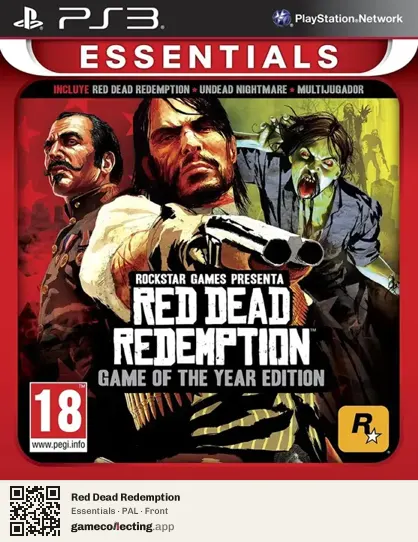 Red Dead Redemption PlayStation 3, PAL box front