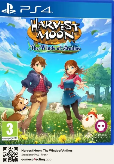 Harvest Moon: The Winds of Anthos PlayStation 4, PAL box front