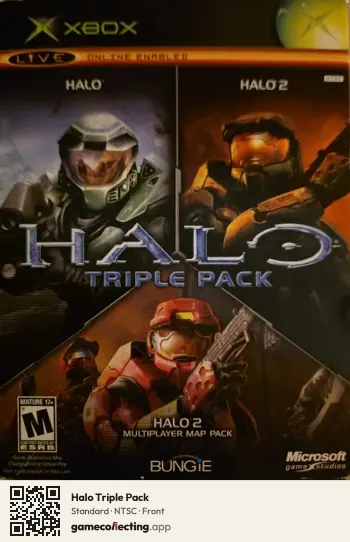 Halo Triple Pack Xbox, NTSC box front